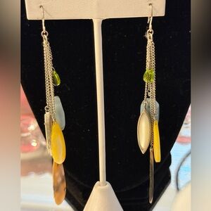 Colorful Earrings with Charms